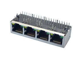 RJ45 modular jack W/transformer